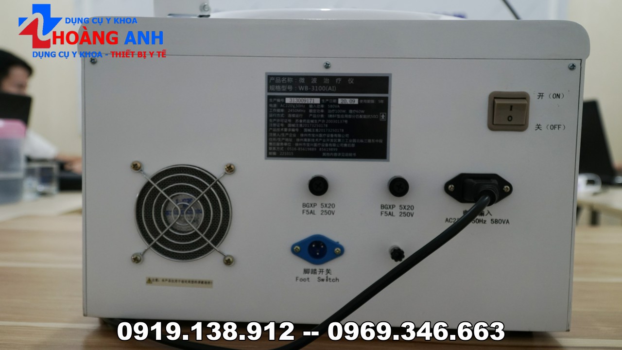 Máy vi sóng trị liệu WB-3100AL